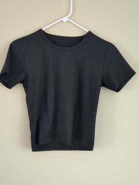 Medium Threads 4 Thought Black Shirt Short Sleeve Top